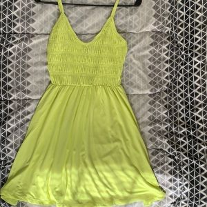 LIME GREEN SUNDRESS